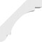 Ekena Millwork 5"W x 10"D x 10"H Standard Aspen Architectural Grade PVC Knee Brace BRCP05X10X10ASP - alternate 2